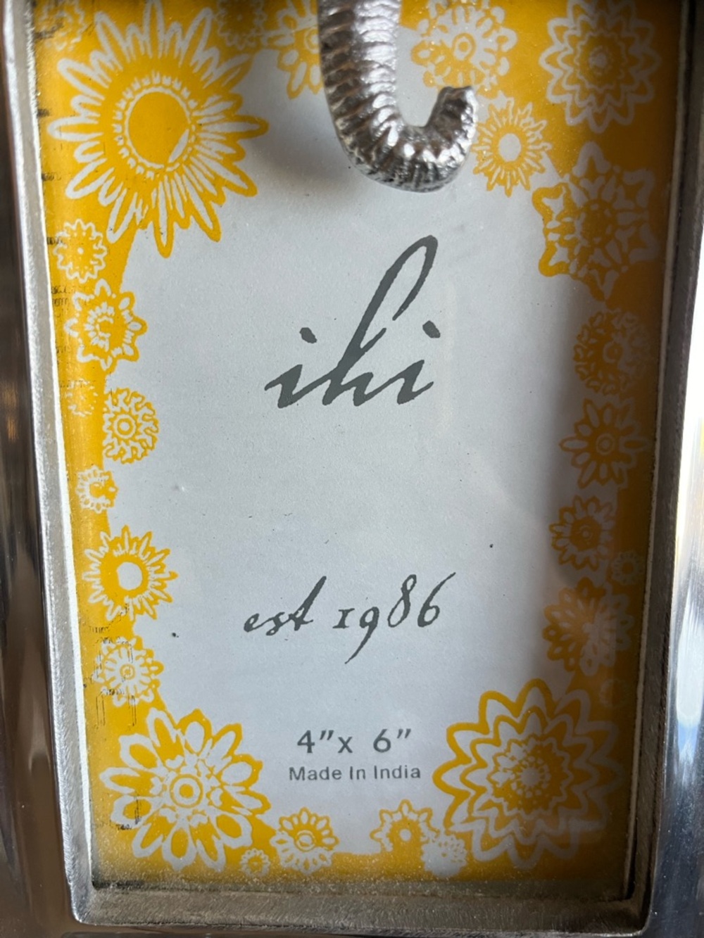 Silver Elephant Photo Frame - Silver - Picture 2 of 3